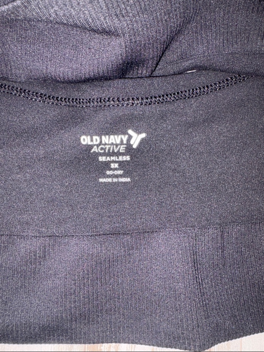 Old Navy Active Black Seamless Bralette Tank Size 3X - Picture 7 of 13